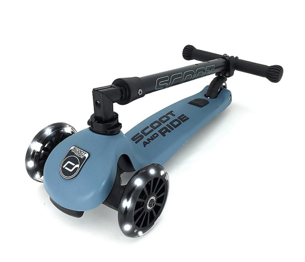 Scoot & Ride Highwaykick 3 LED Hulajnoga Balansowa 3+ Steel - 1014696 - zdjęcie 5